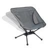 Ultralight Portable Camp Chair with Storage Bag Compact Folding Beach Chair for Hiking Fishing Picnic