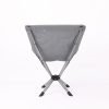 Customized Lightweight Aluminum Oxford Quick Open Fishing Moon Chair Camping Folding Chair