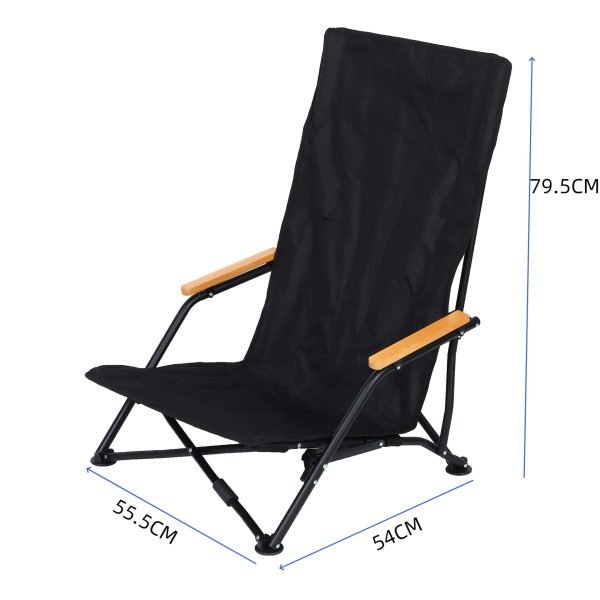 Wholesale Outdoor Folding Chair Portable Ultra Light Folding Chair Camping Fishing Leisure Backrest Raised Beach Chair