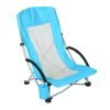 Outdoor high portable ultra light aluminum alloy folding chair, leisure fishing chair, camping beach chair