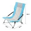Outdoor portable ultra light aluminum alloy folding chair, leisure fishing chair, camping beach chair