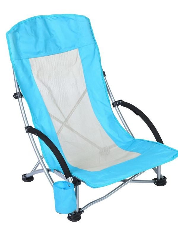 Outdoor high portable ultra light aluminum alloy folding chair, leisure fishing chair, camping beach chair