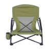 Wholesale green outdoor camping beach leisure fishing chairs, portable and steel alloy folding chairs