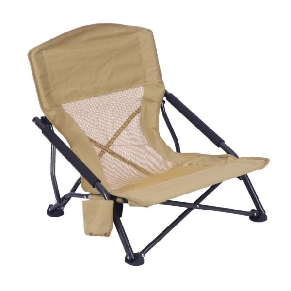 Wholesale green outdoor camping beach leisure fishing chairs, portable and steel alloy folding chairs