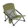 Wholesale green outdoor camping beach leisure fishing chairs, portable and steel alloy folding chairs