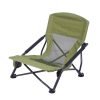 Wholesale green outdoor camping beach leisure fishing chairs, portable and steel alloy folding chairs