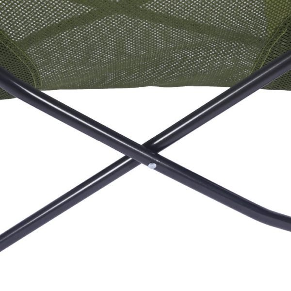 Wholesale green outdoor camping beach leisure fishing chairs, portable and steel alloy folding chairs