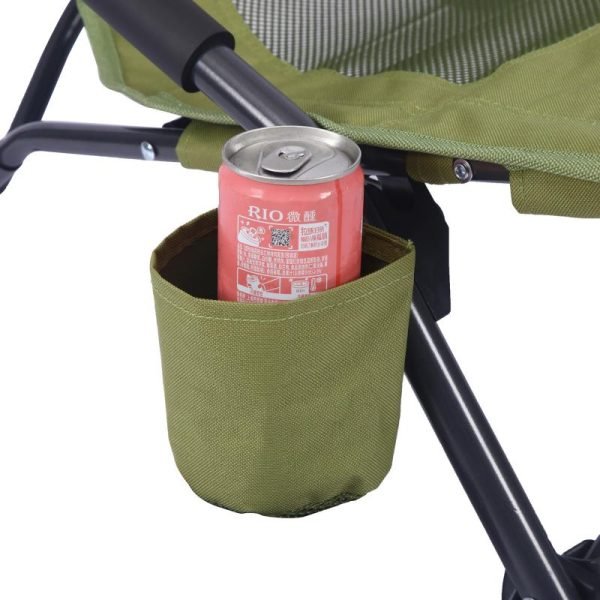 Wholesale green outdoor camping beach leisure fishing chairs, portable and steel alloy folding chairs