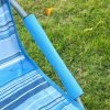 Wholesale blue outdoor camping beach leisure fishing chairs, portable and lightweight aluminum alloy folding chairs