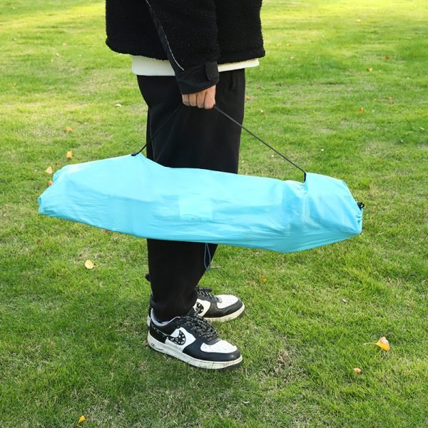 Wholesale blue outdoor camping beach leisure fishing chairs, portable and lightweight aluminum alloy folding chairs