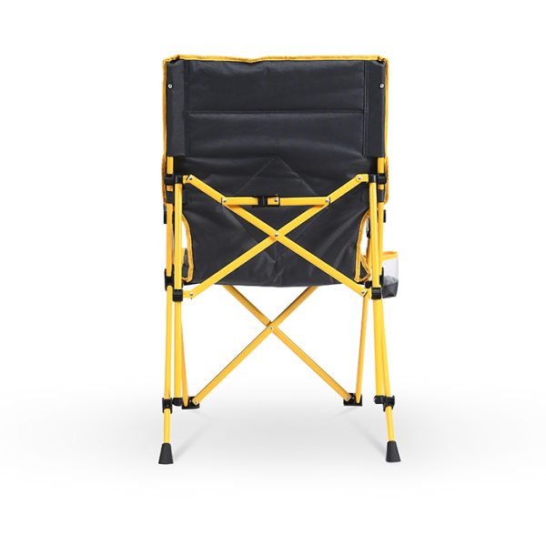 Hot Sale 3 Position Adjustable Outdoor Relax Reclining Metal Folding Camping Chair With Armrest
