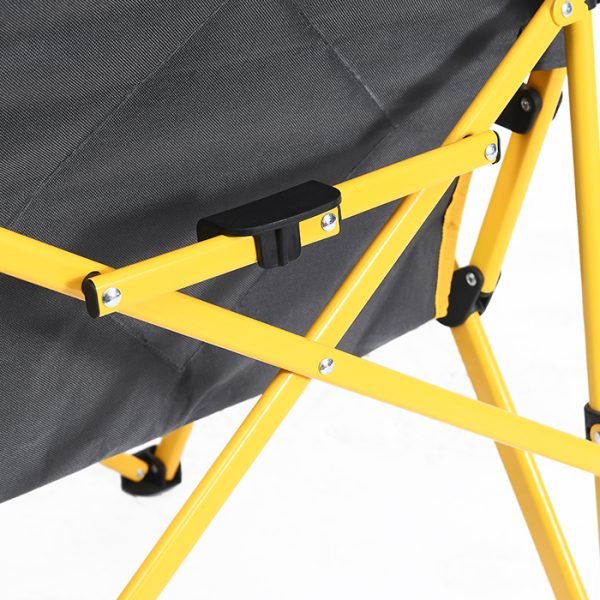 Hot Sale 3 Position Adjustable Outdoor Relax Reclining Metal Folding Camping Chair With Armrest