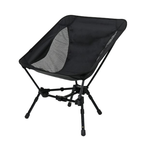 Customized Outdoor Folding Chair Camping Leisure Chair Triangle Structure low Moon Chair