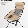 Customized Outdoor Folding Chair Camping Leisure Chair Triangle Structure Moon Chair