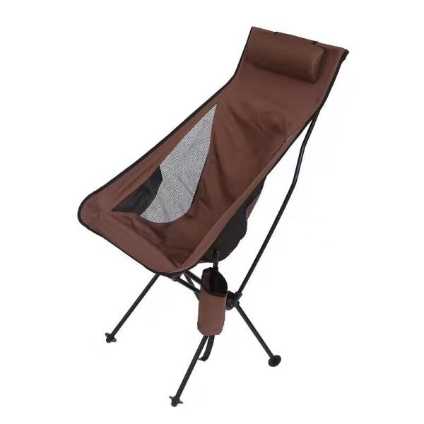 Wholesale customized outdoor high back folding chairs camping fishing chairs leisure beach chairs
