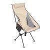 Wholesale customized outdoor high back folding chairs camping fishing chairs leisure beach chairs