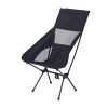 Wholesale customized outdoor high back folding chairs camping fishing chairs leisure beach chairs