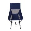 Wholesale customized outdoor high back folding chairs camping fishing chairs leisure beach chairs