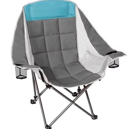 Customized Outdoor Folding Chair Camping Leisure Chair multi color Moon Chair