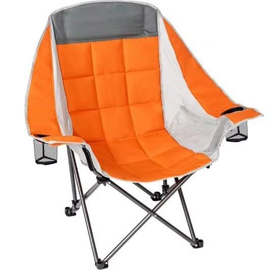 Customized Outdoor Folding Chair Camping Leisure Chair multi color Moon Chair