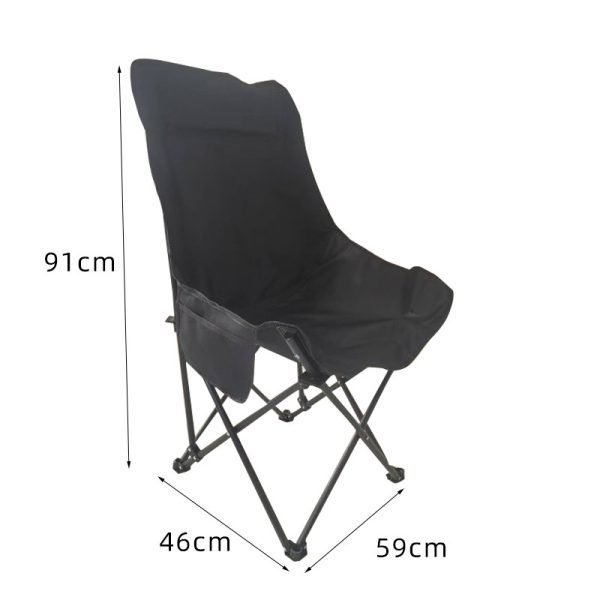 Customized Outdoor Folding Chair Camping Leisure Chair Moon Chair