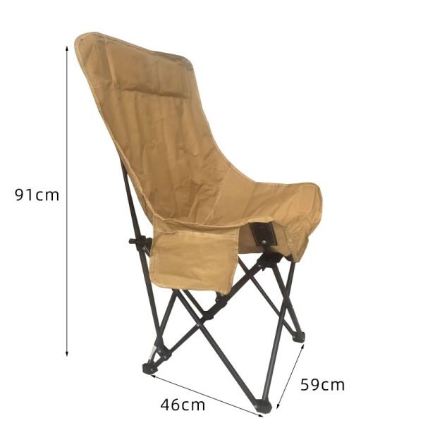 Customized Outdoor Folding Chair Camping Leisure Chair Moon Chair