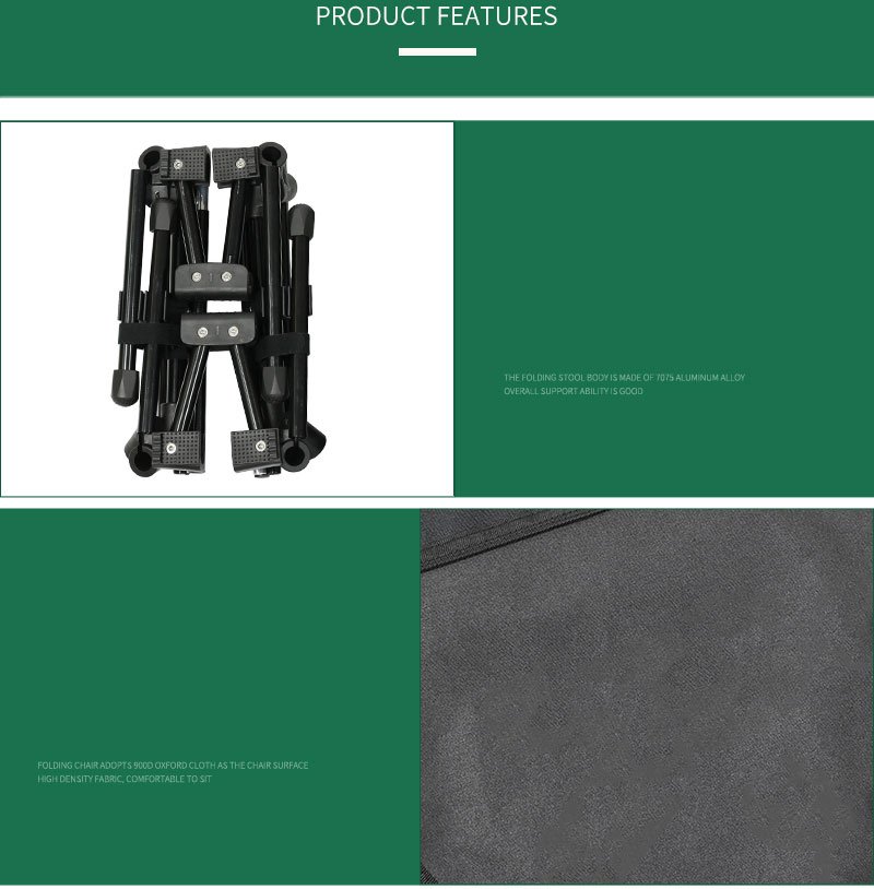 Outdoor Adjustable Square Camping Chair Supplier