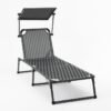 Camping Chair Supplier, Sun Lounger with Headrest