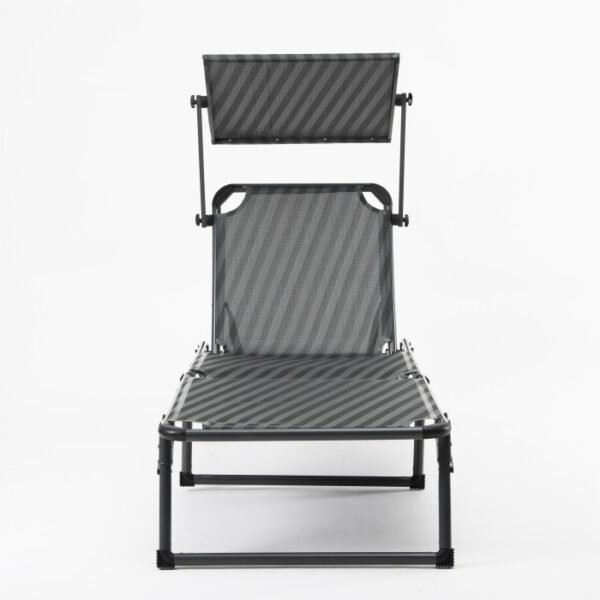 Camping Chair supplier Outdoor Furniture Foldable Picnic Beach Garden Pool Chair Adjustable Sun Bed Sun Lounger with Headrest