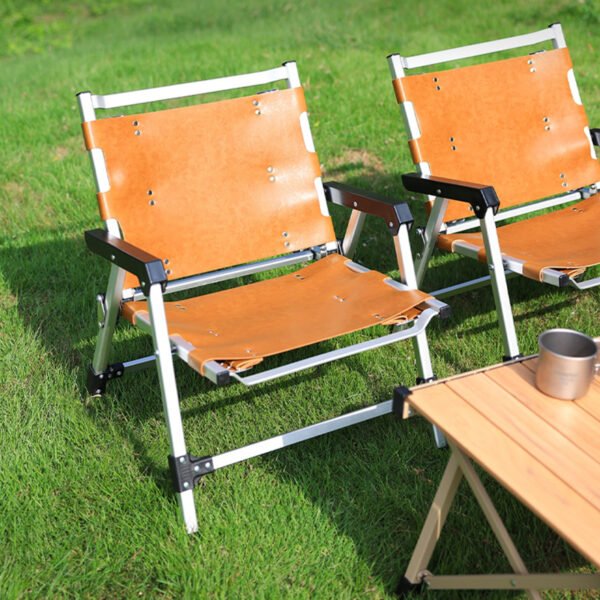 Outdoor Camping Folding Chairs Aluminum Alloy Portable Kermit Chair
