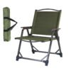 Customized Outdoor Ultralight Camping Equipment Aluminum Portable Folding Picnic Chair With Tactical Webbing