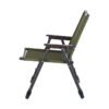 Customized Outdoor Ultralight Camping Equipment Aluminum Portable Folding Picnic Chair With Tactical Webbing
