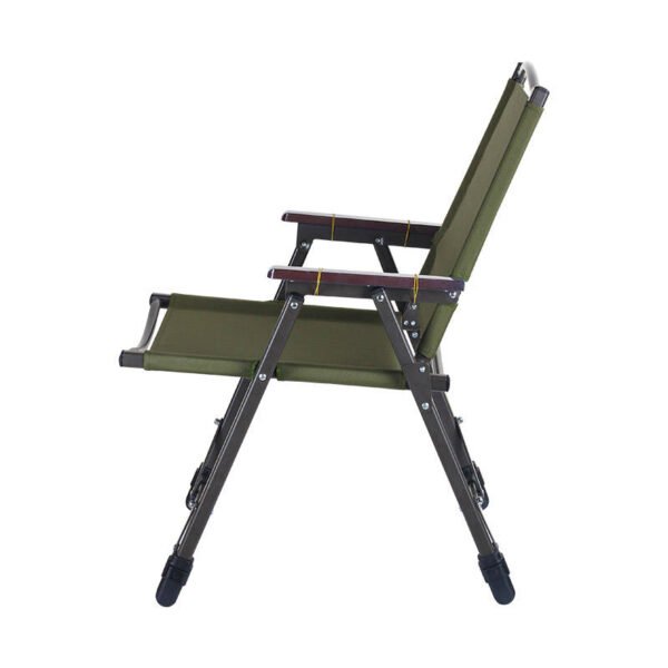 Customized Outdoor Ultralight Camping Equipment Aluminum Portable Folding Picnic Chair With Tactical Webbing