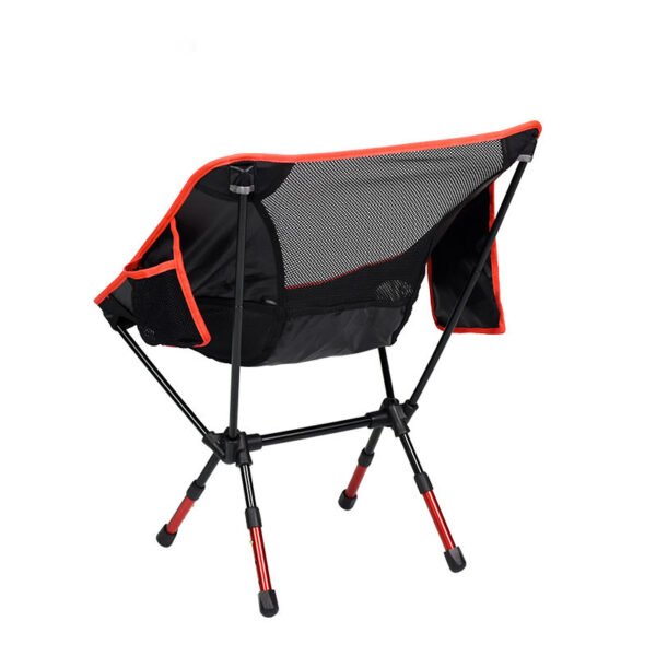 Adjustable Folding Camping Chair with Side Pocket
