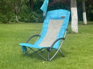 Leisure Chair,Camping chair supplier Wholesale portable moon camping chair steel frame Oxford fabric